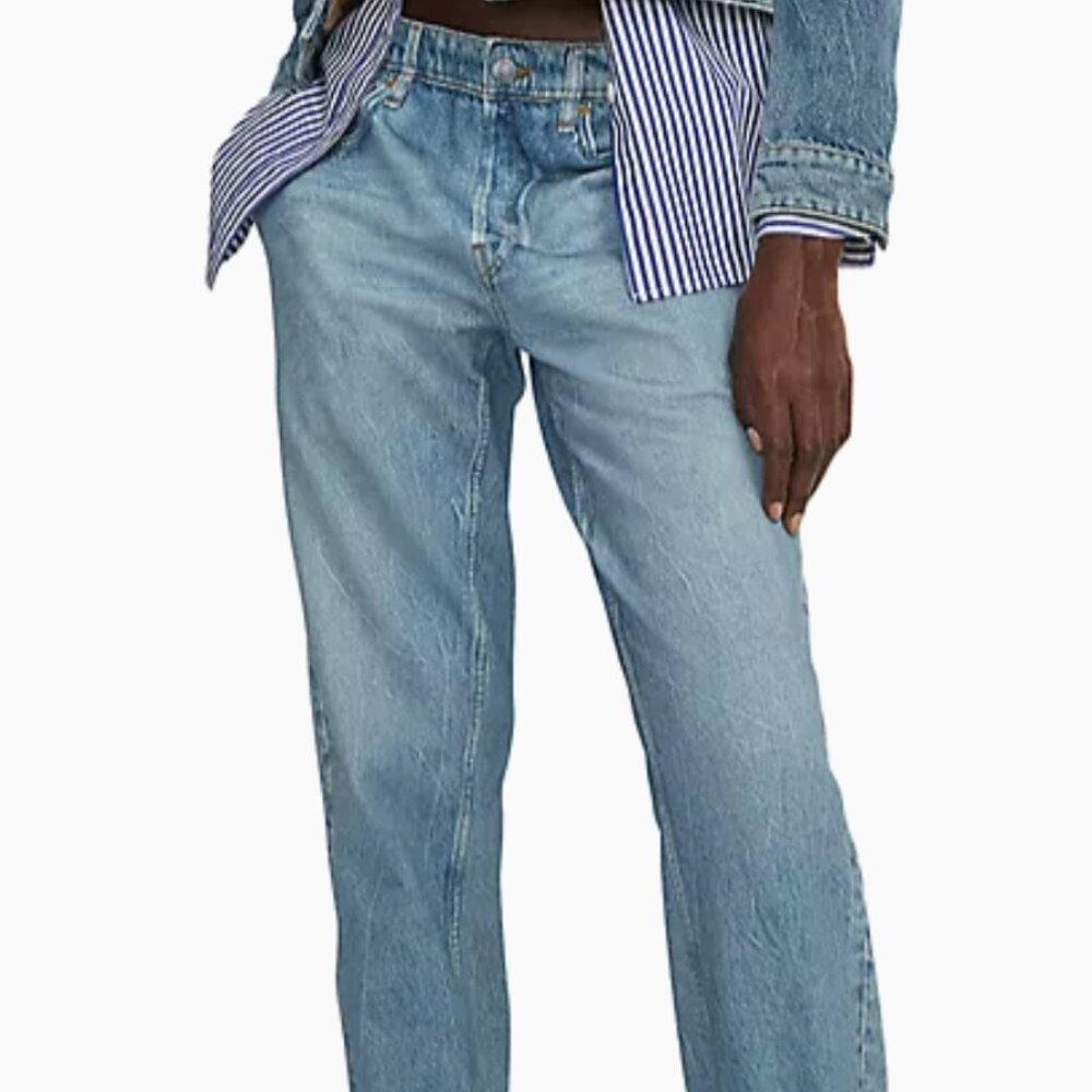 rag & bone Light Blue Denim Jogger Pants - Picture 5 of 9